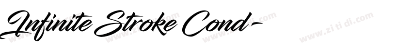 Infinite Stroke Cond字体转换